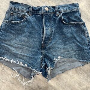 Reformation denim shorts